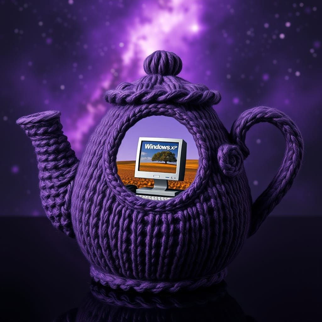 Knitted Teapot Portal to Windows XP