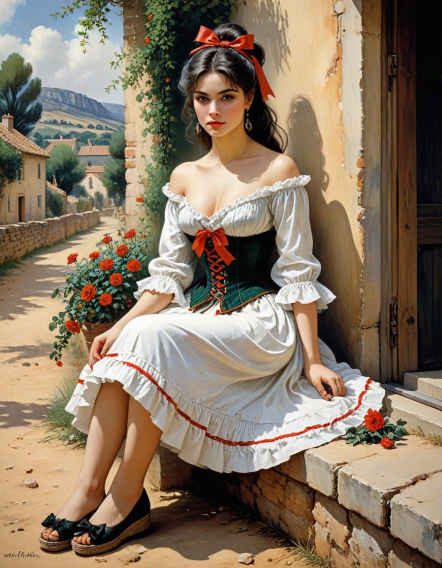 Blossoming Provençal Beauty in Vibrant Colors