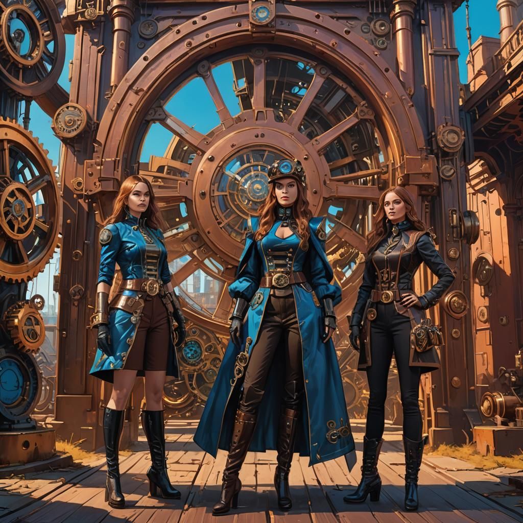 Steampunk mean girls