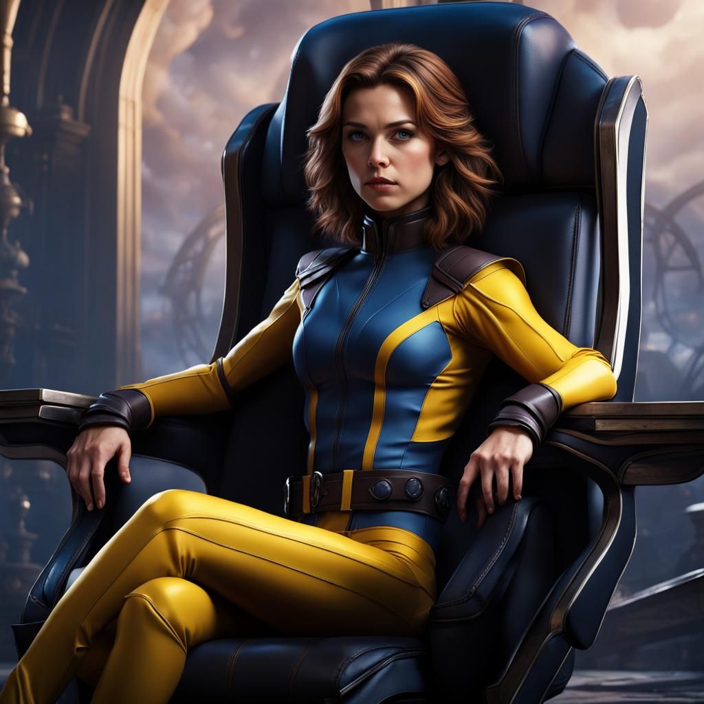 Kitty Pryde from X-Men Portrait, Digital Art