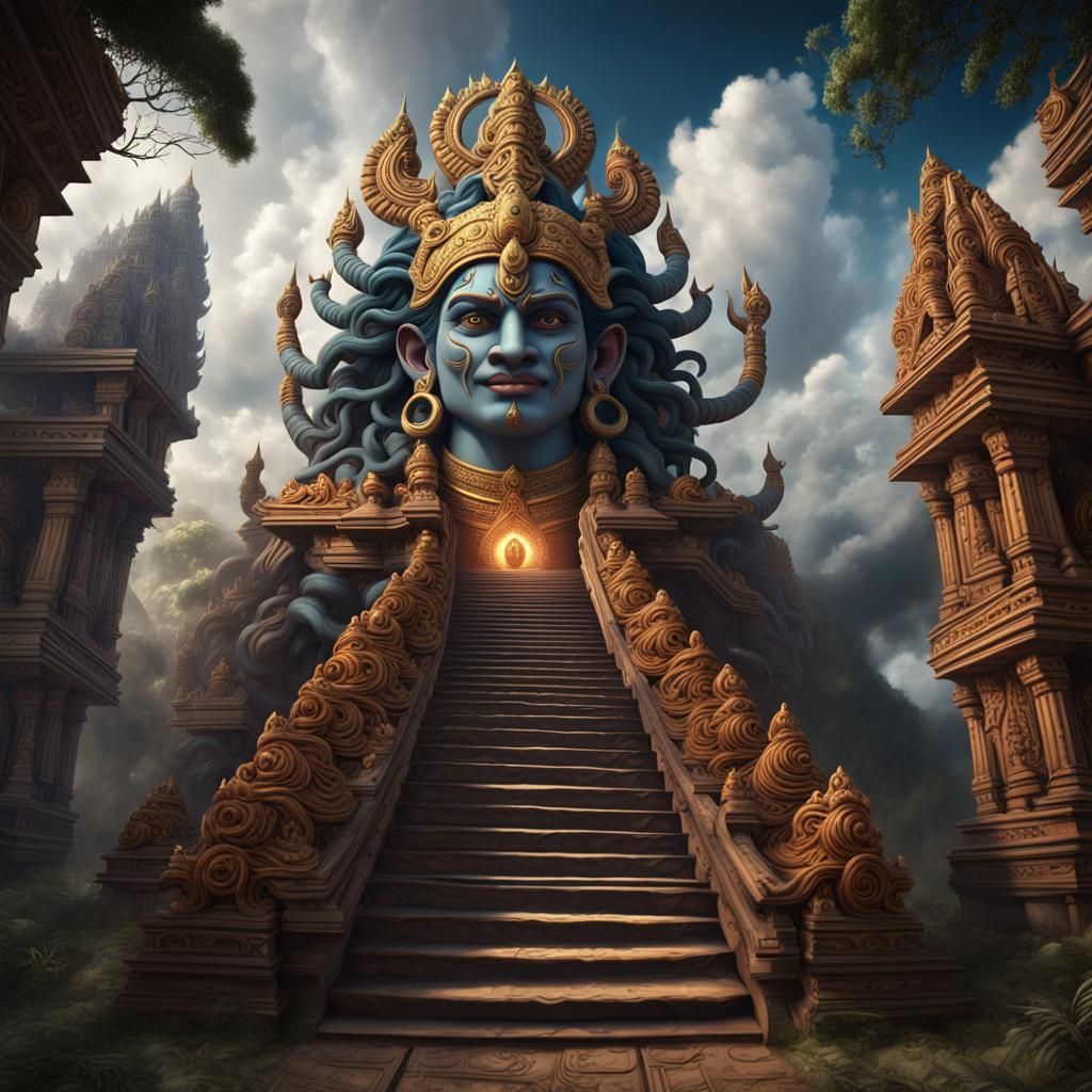 Stairway to Heaven in Lanka: A Digital Matte Painting