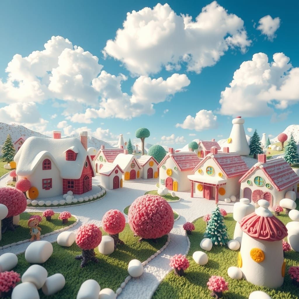 Marshmallow village
