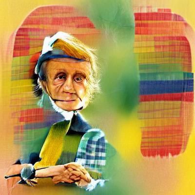 AI Portrait of Astrid Lindgren