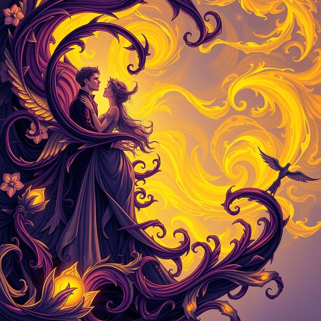 Mystical Dark Fantasy Romance in Jewel Tones