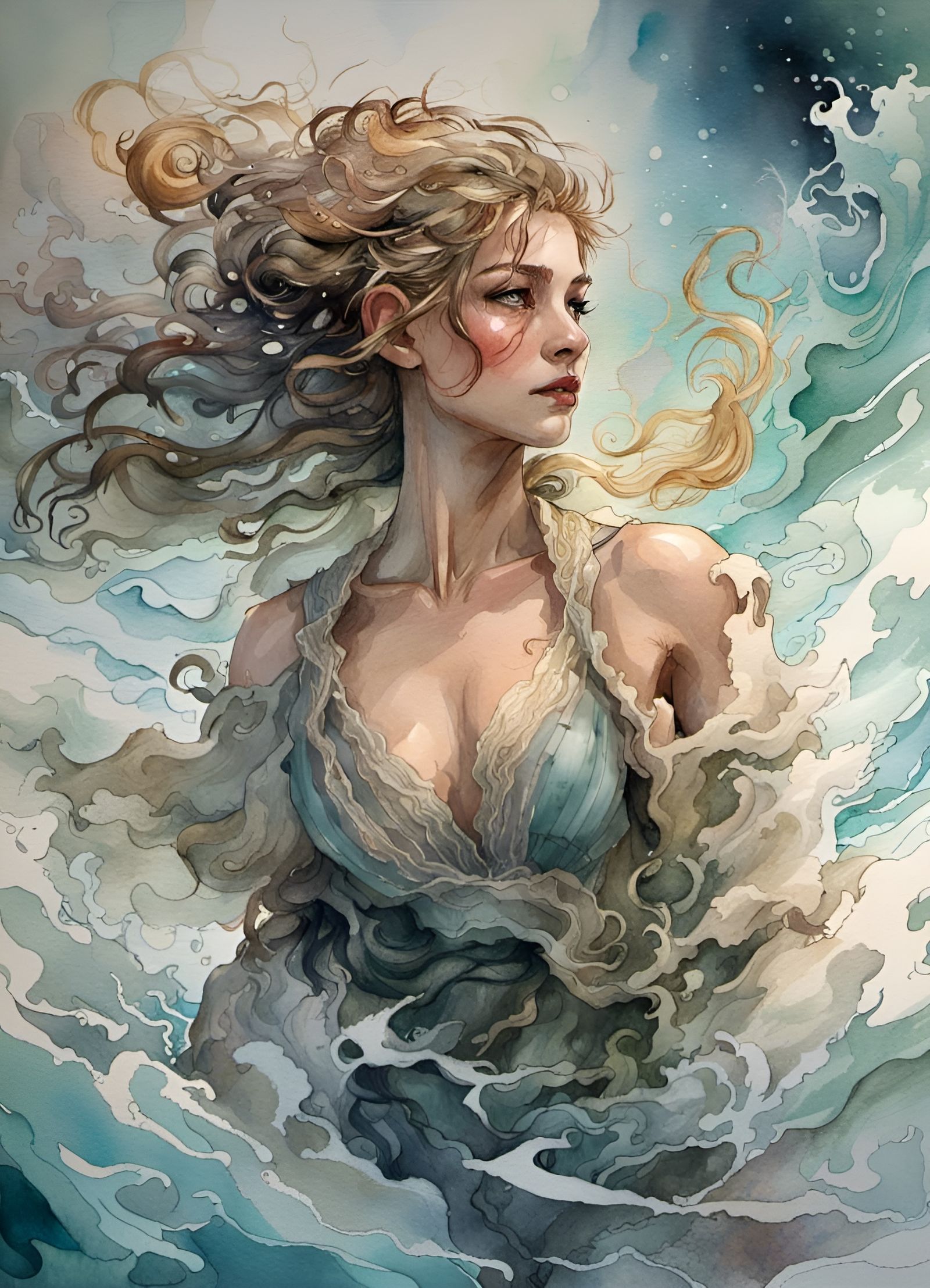 Beautiful Collaboration of Water and Color