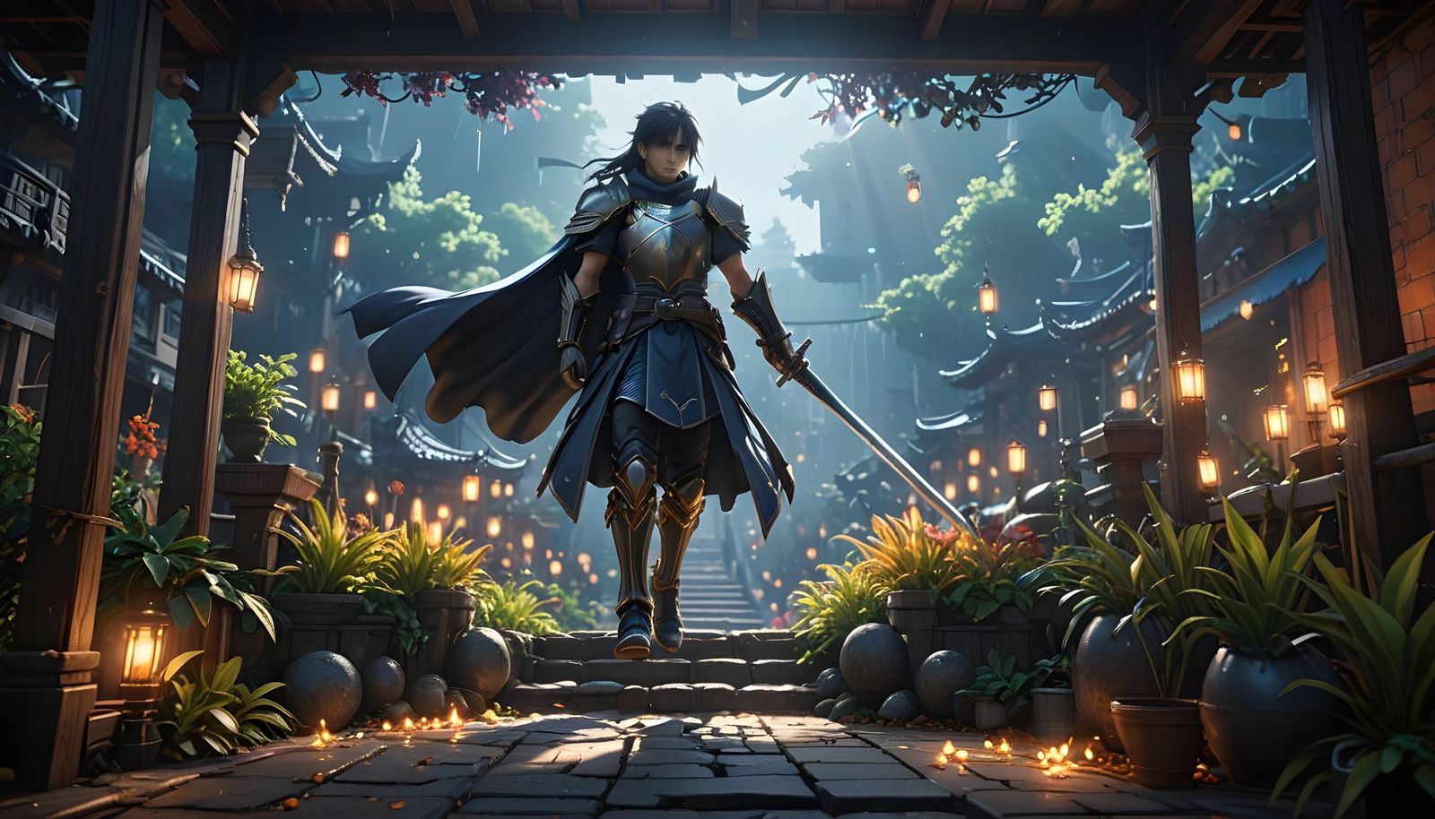 Hyperrealistic Digital Street Art Masterpiece in Colorful Po...