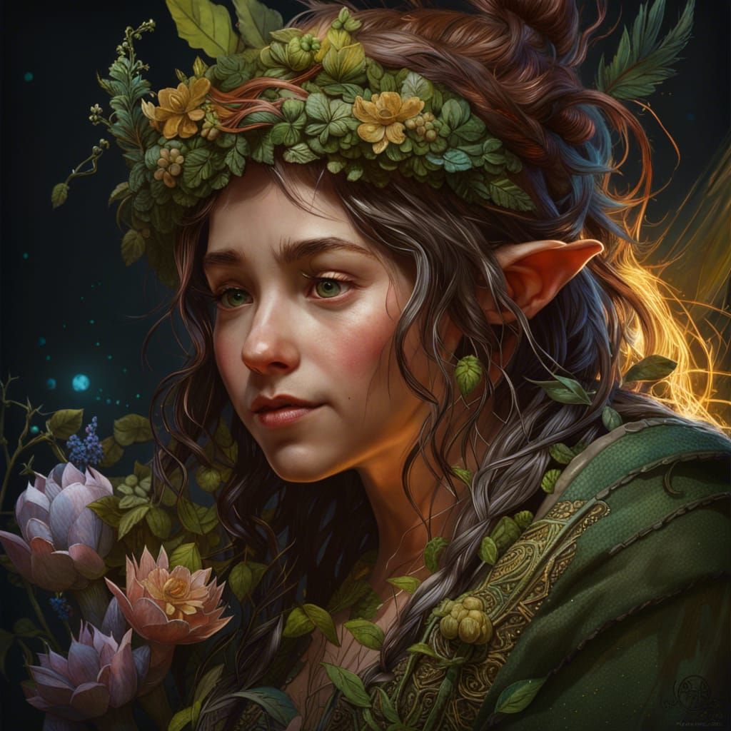 Intricately Detailed 3D Hobbit Character Art