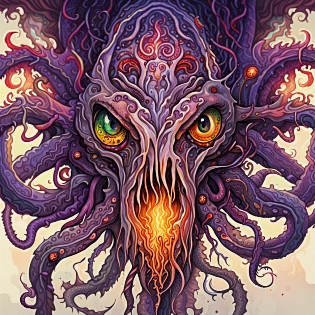 Eldritch Horror Emerges in Ornate Detail