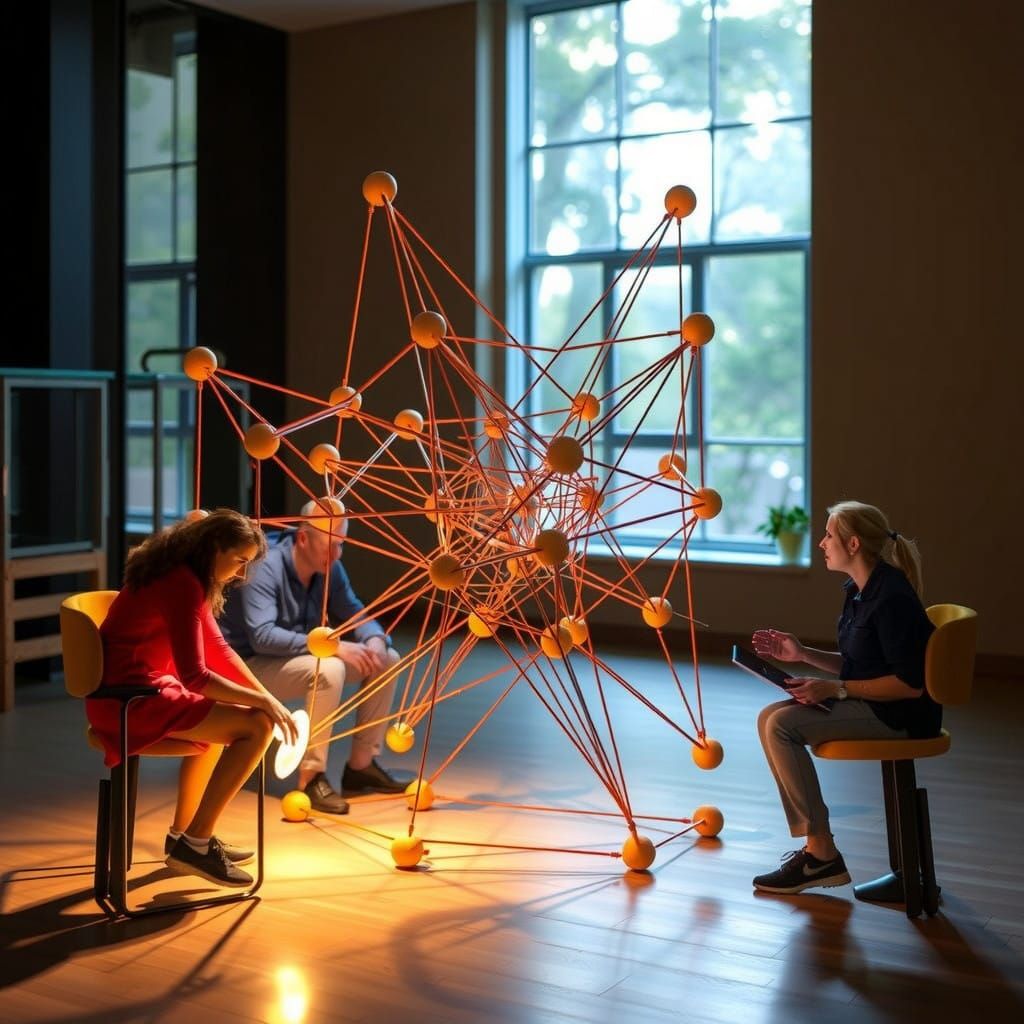 Exploring a Lattice of Growing Articulated Concepts