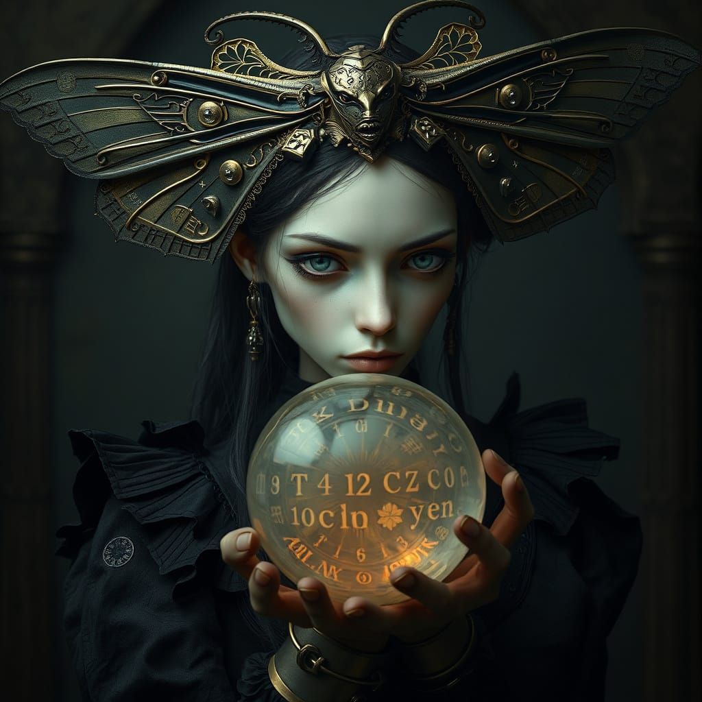 Waif Seeks Answers in Crystal Ball with Gothic, Industrial T...