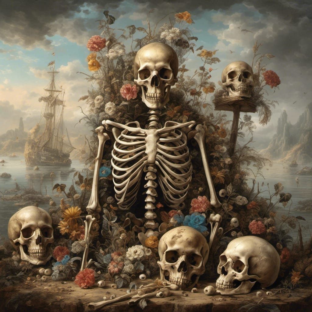 Hyperreal Skeletons, Skulls, and Bones