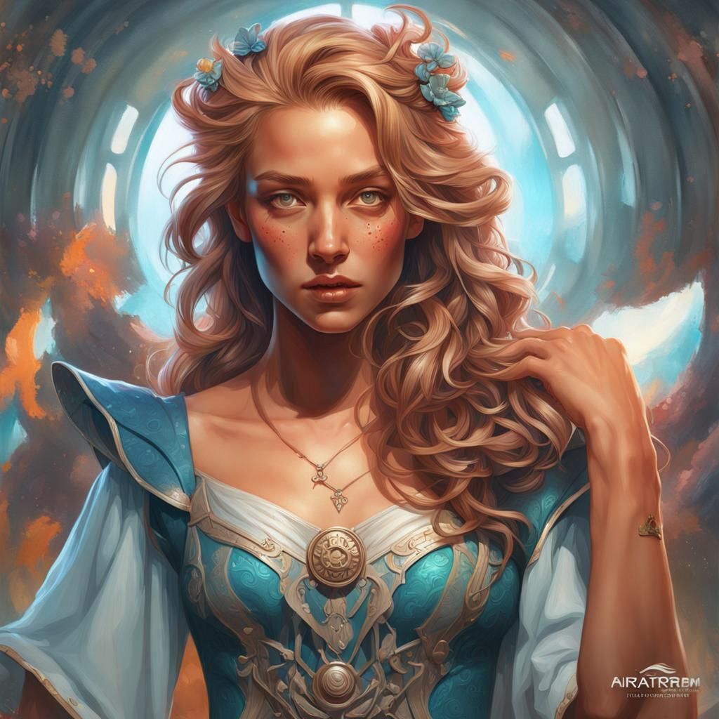 Airbrush Portrait with Dynamic Lighting in Unreal Engine 5