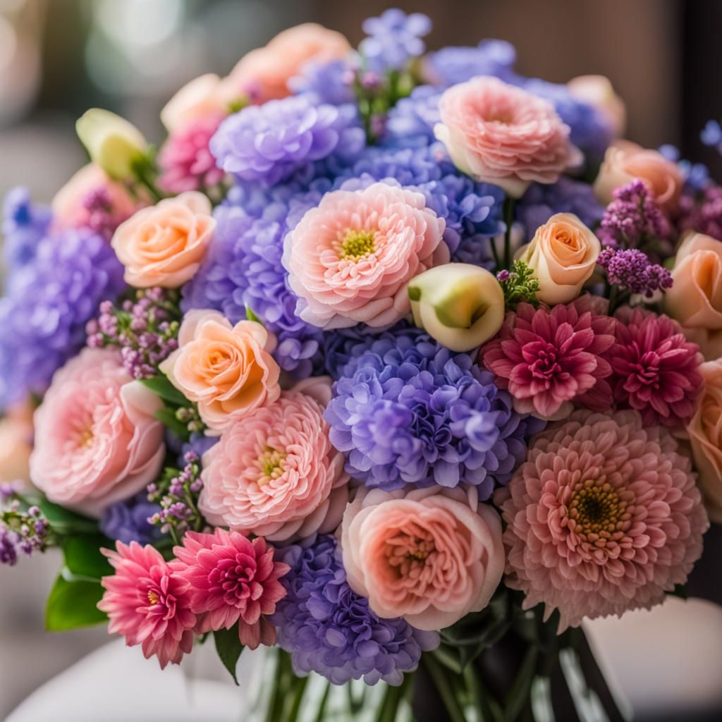 Exquisite Floral Bouquet in Professional Photography