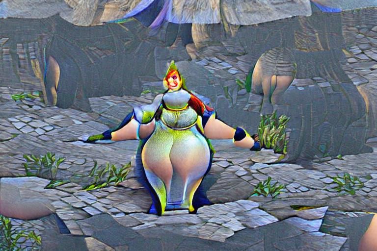 AI Image Generation with No Prompt