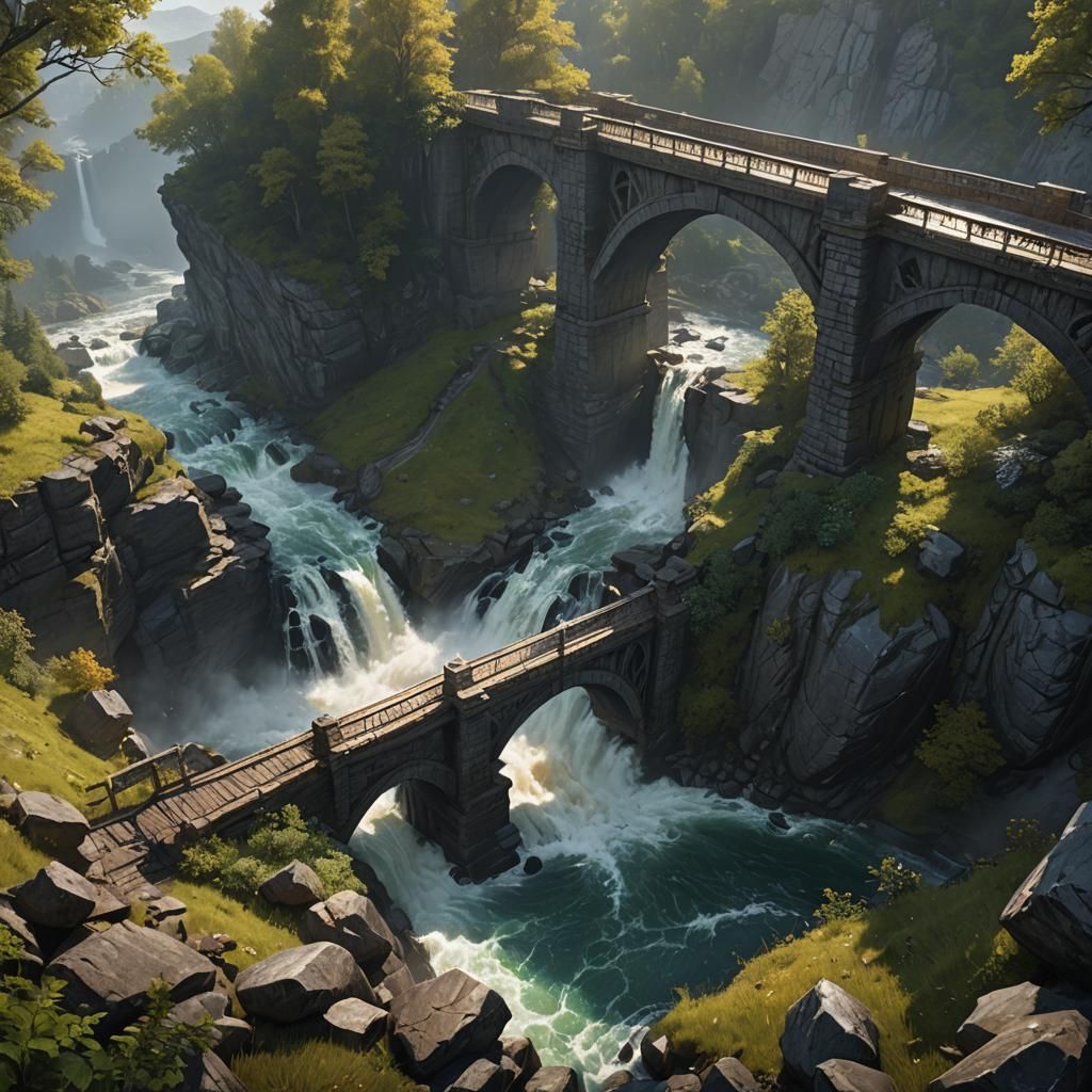 Dynamic Weather in Dark Fantasy Landscape