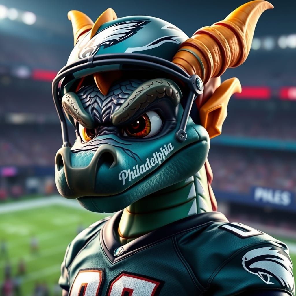 Midnight Green Dragon Scores Big in Philly Style Concept Art