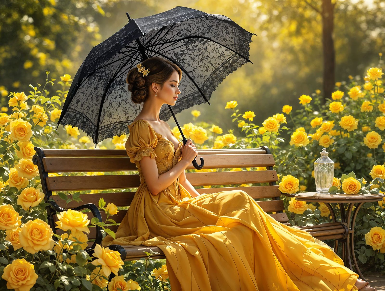 Whispers in the Garden: Impressionistic Romance