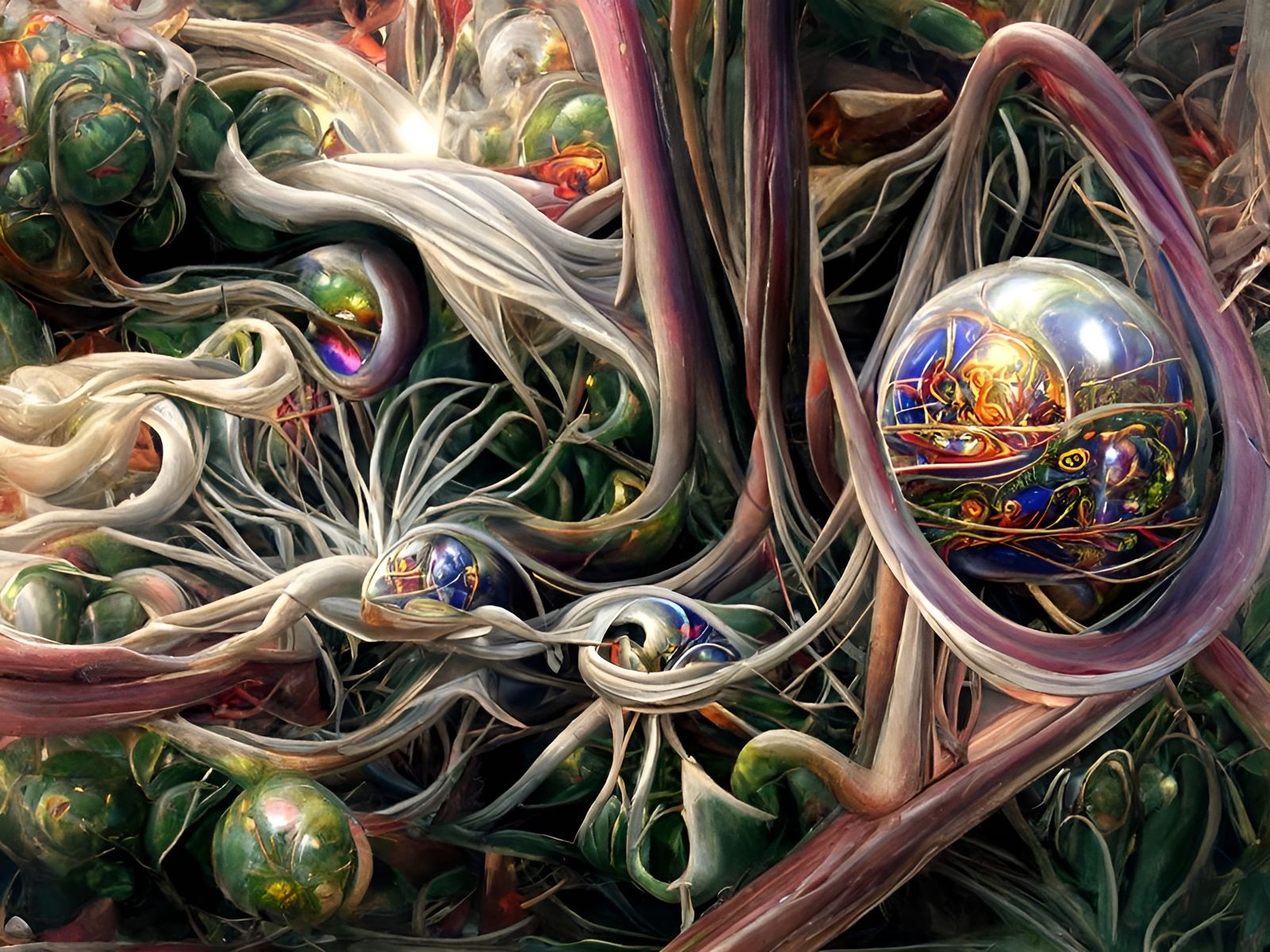 Quantum Hypersurrealism: Entangled Mystery in Digital Art