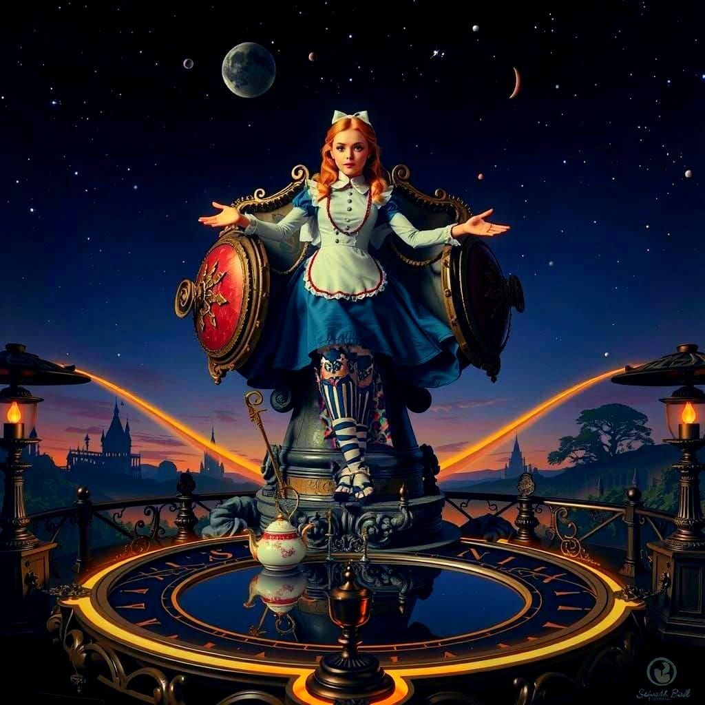 Alice in Wonderland: Hyperrealistic Journey Through the Look...