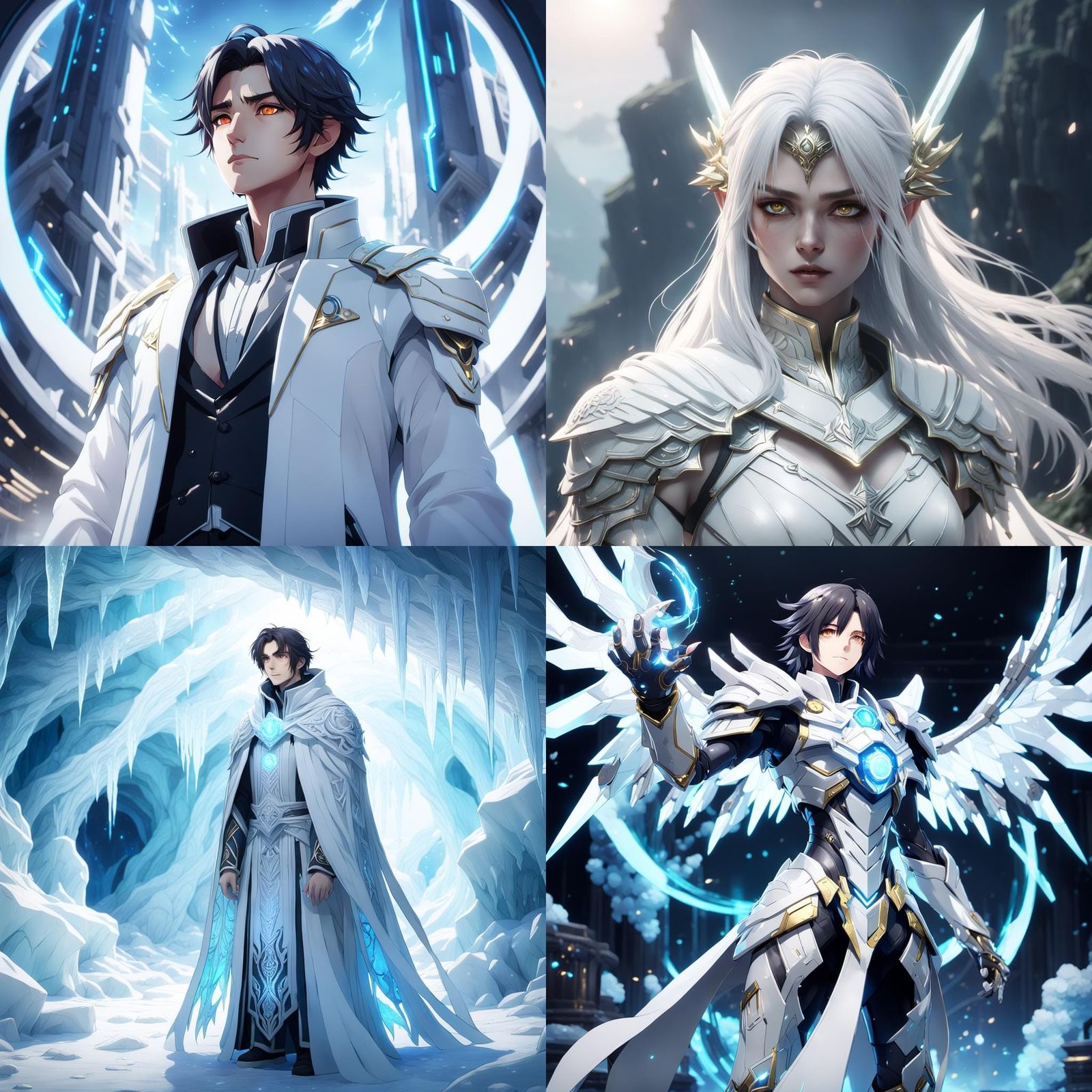 Detailed 3D Anime Art of a Character