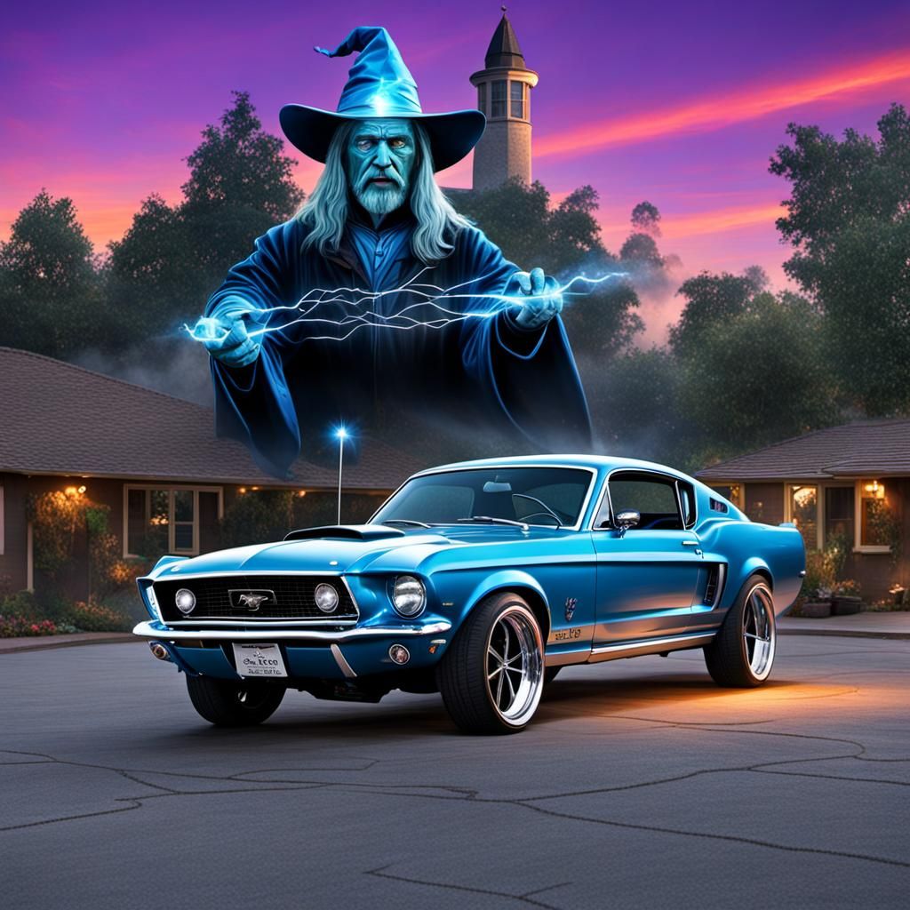 Wizard Zapping a Classic 1968 Ford Mustang