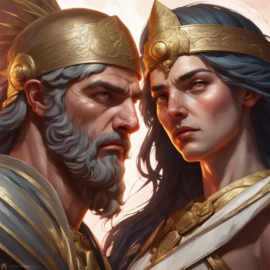 Cyrus the Great and Artemis in Battle