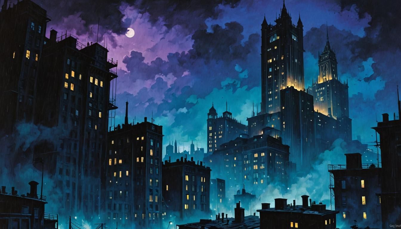 Gothic Noir City of Secrets and Danger