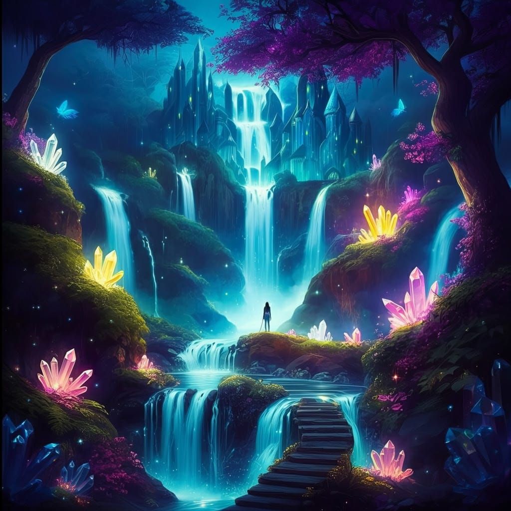 Magical Crystal Fantasy Land