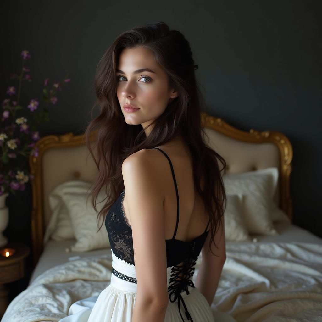 Sensual High-End Fashion Portrait