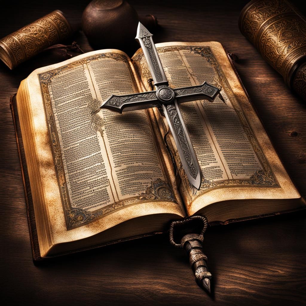 The Bible as a Living Sword: Hyperrealistic Rendering