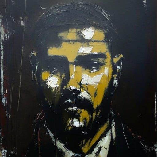 Young man's face