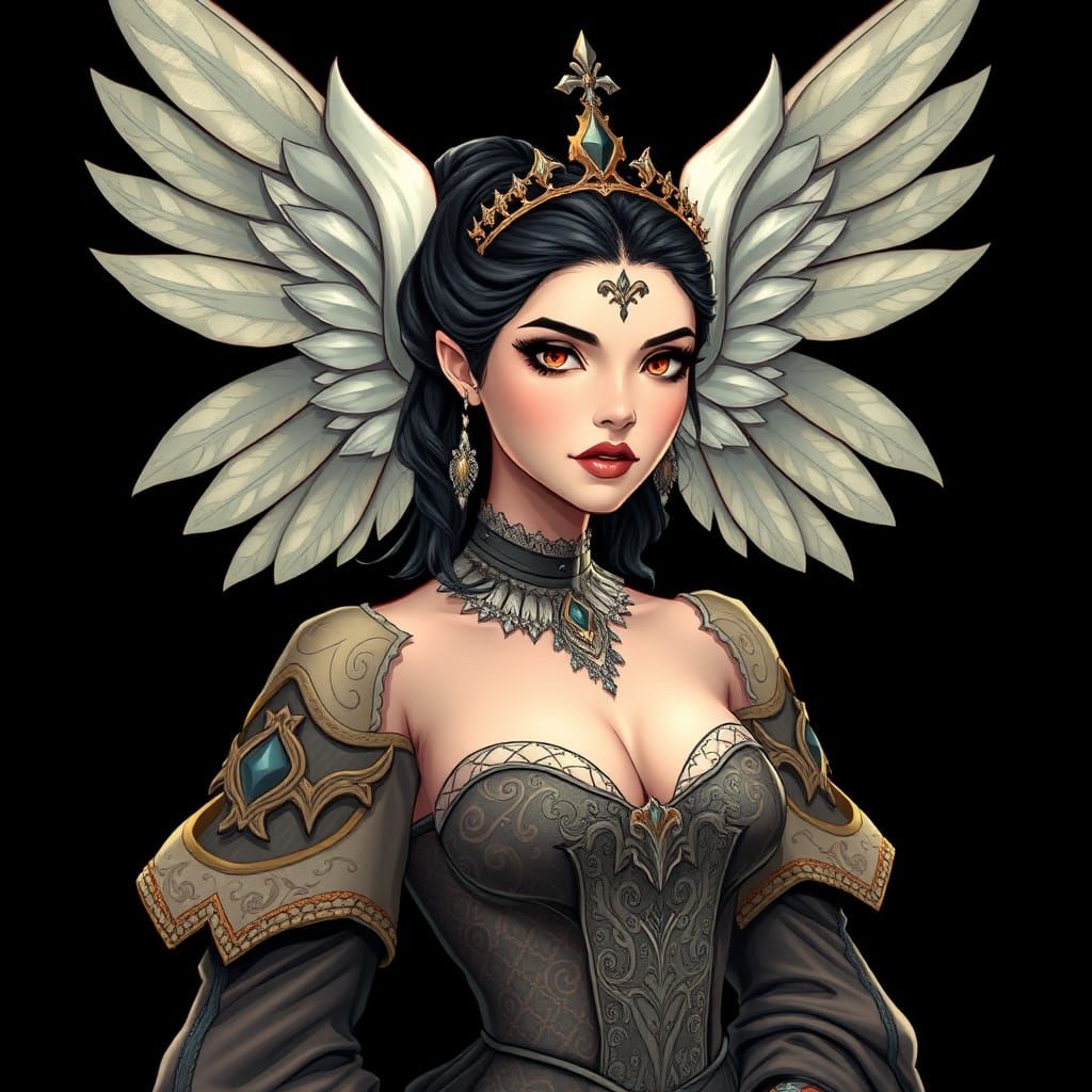 Regal Booette as High-Fashion Comic Illustration