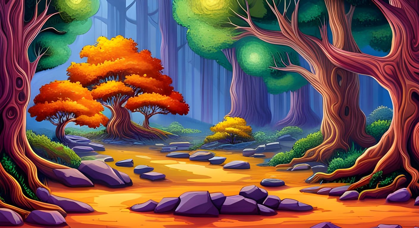 Enchanted Fey Grove in Wild Colors