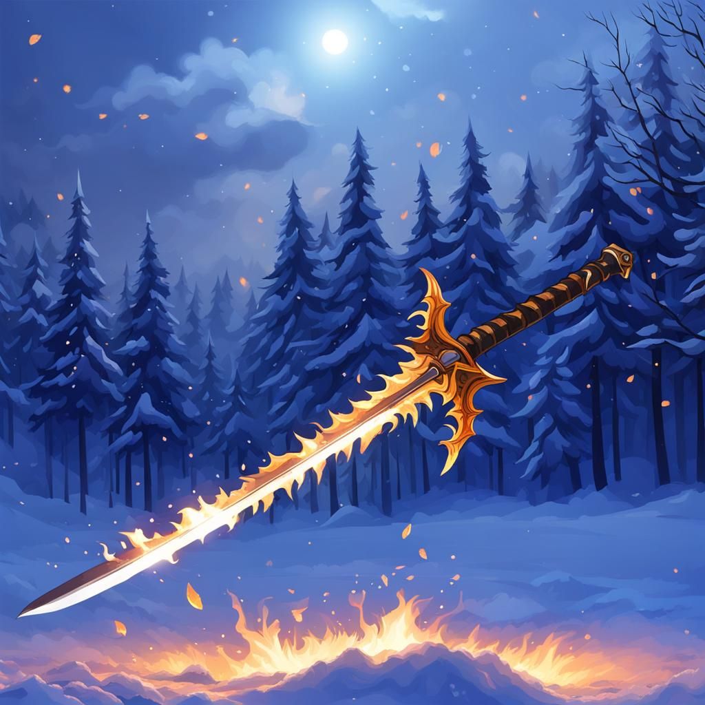 Like a skewered pig above a campfire