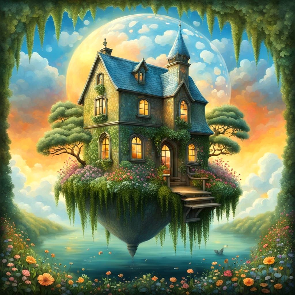 Whimsical Surreal Dream House