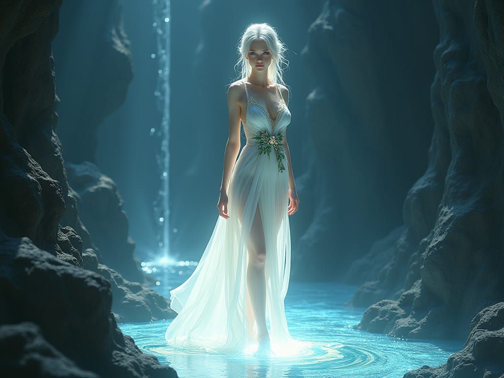 Ethereal Goddess of Luminous Beauty