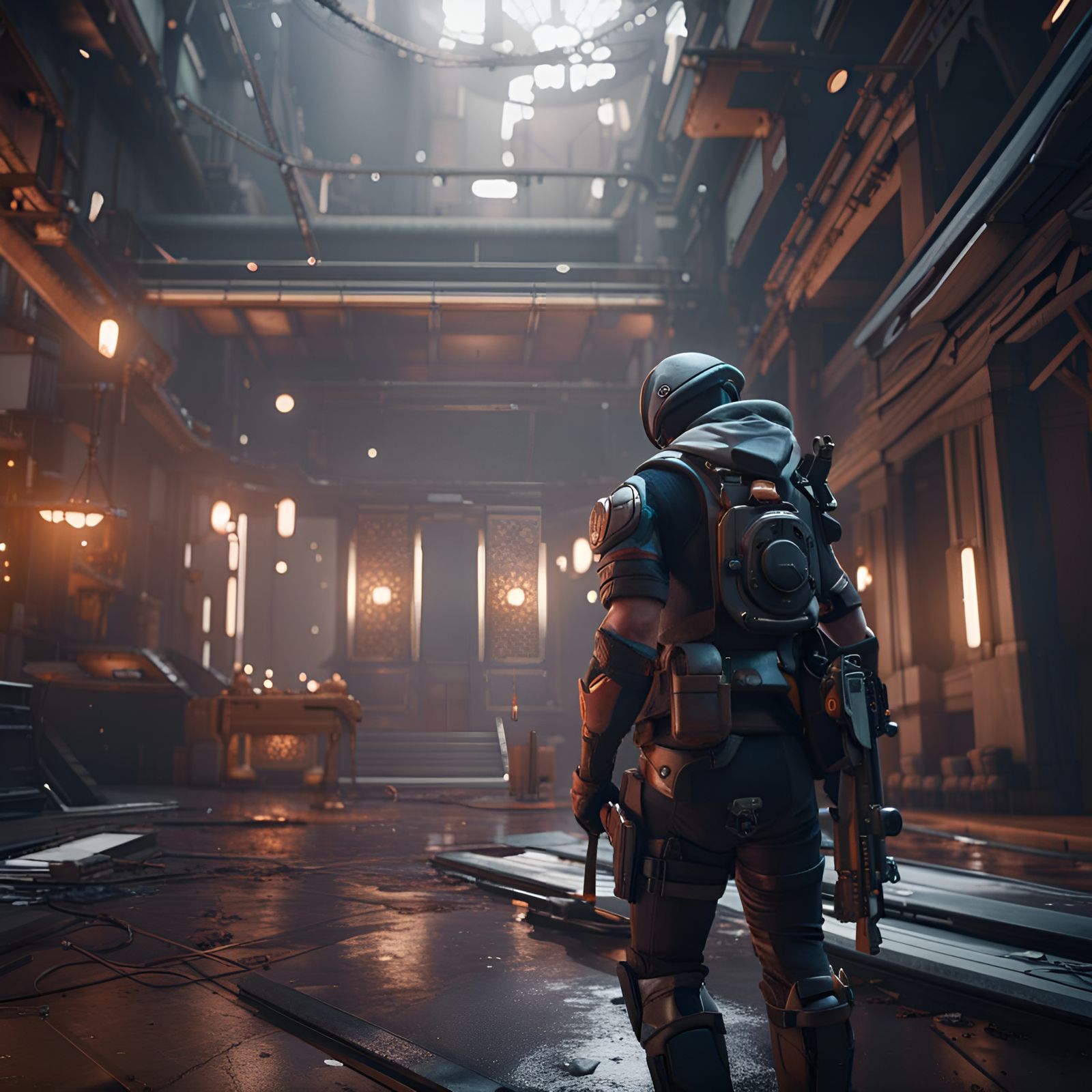 Kay/O from Valorant in 3D Cinematic Style