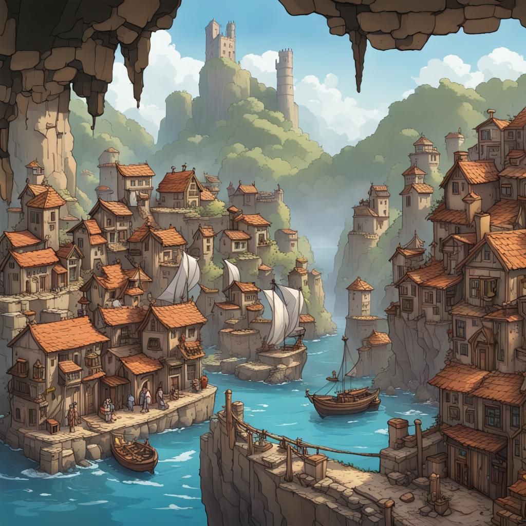 Bustling Port City of Quelns: A Crossroads of History