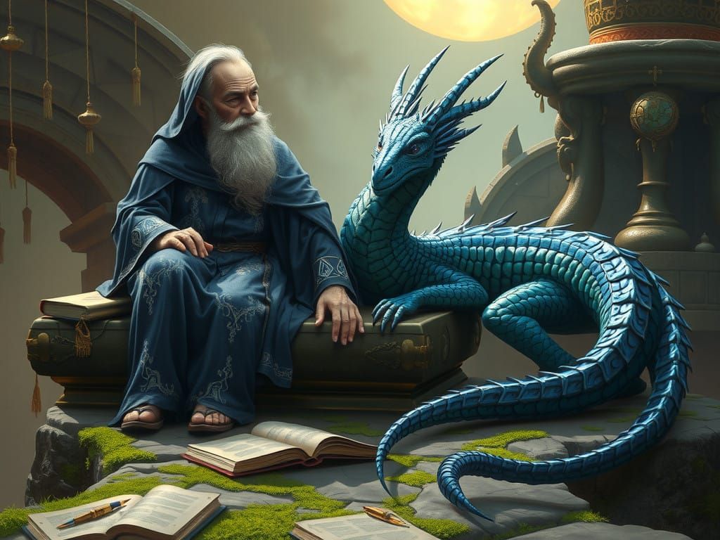 Wizard and Dragon in Contemplative Union