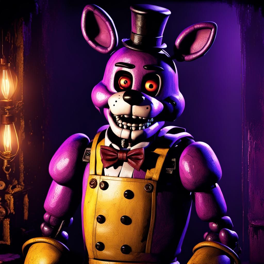 William Afton Fanart in Dark Fantasy Style