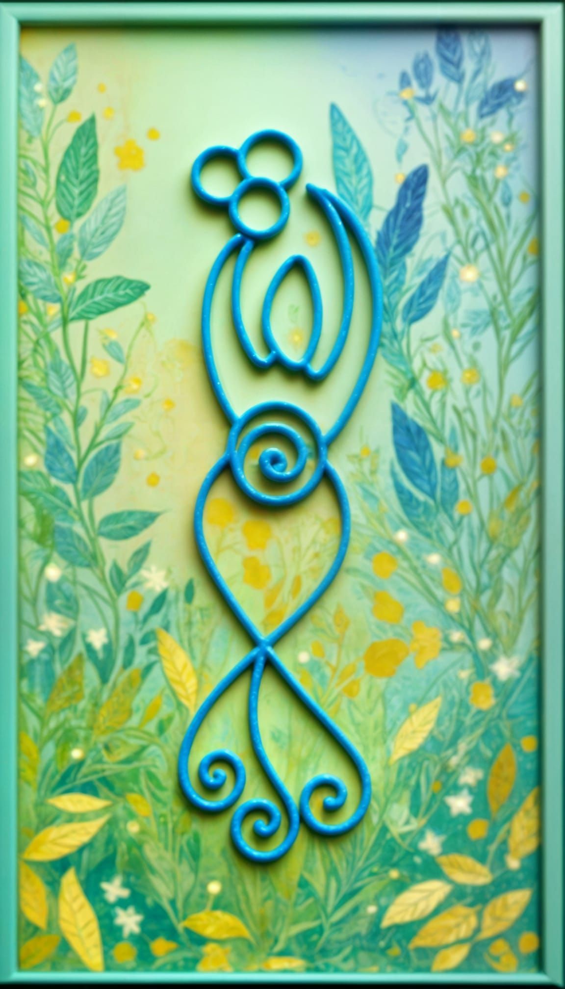 Fairy Emerges from Vibrant Splash Paint