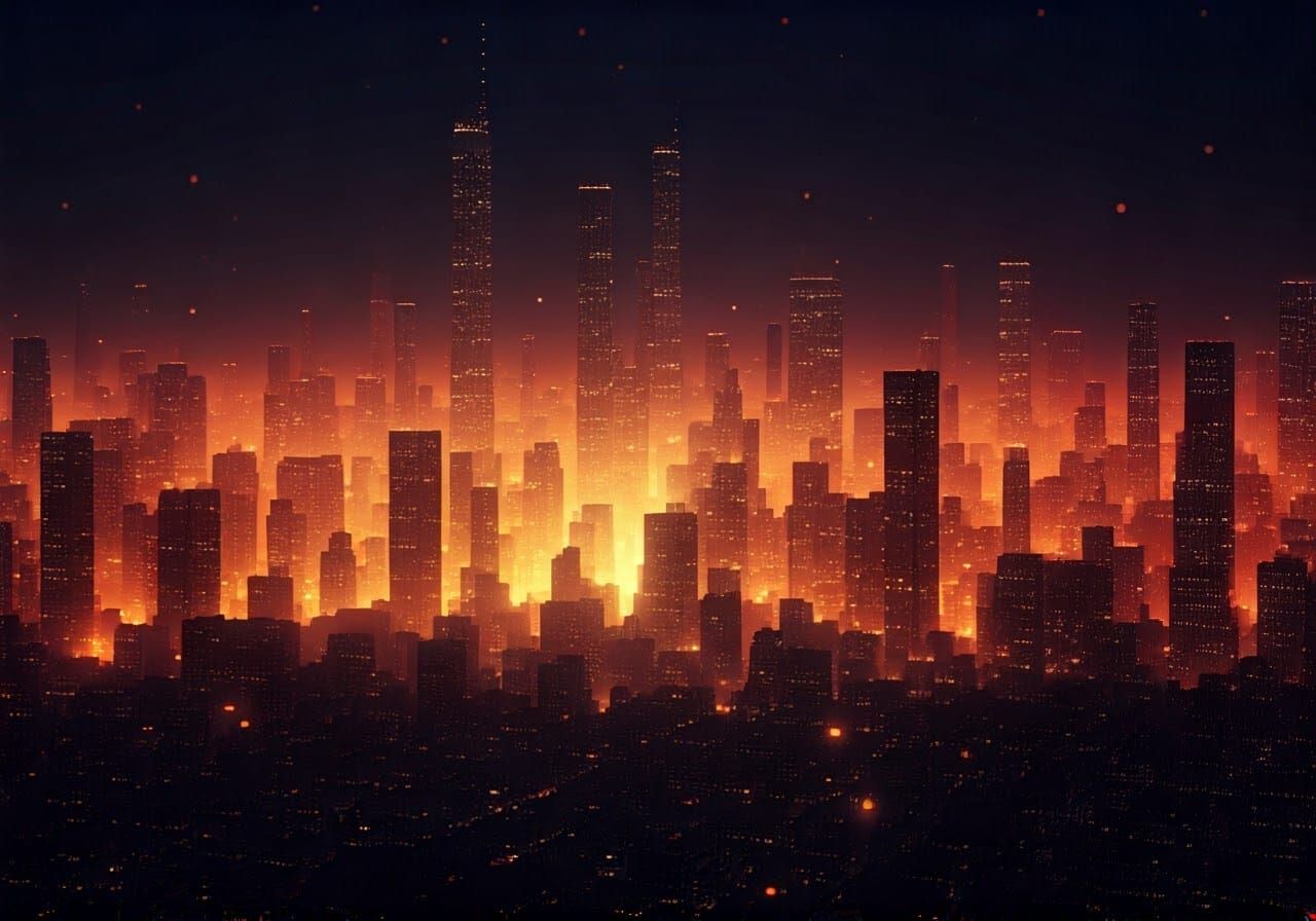 Diwali Metropolis in Cyberpunk Style