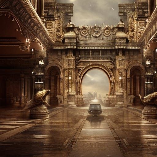 Dramatic Digital Painting of Twitter