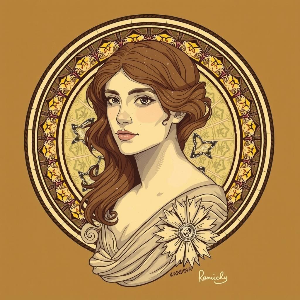 Abstract Brutalist Composition in Kandinsky Style