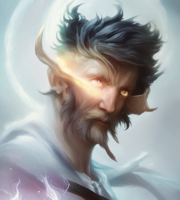 An old elf wizard, disillusioned with society