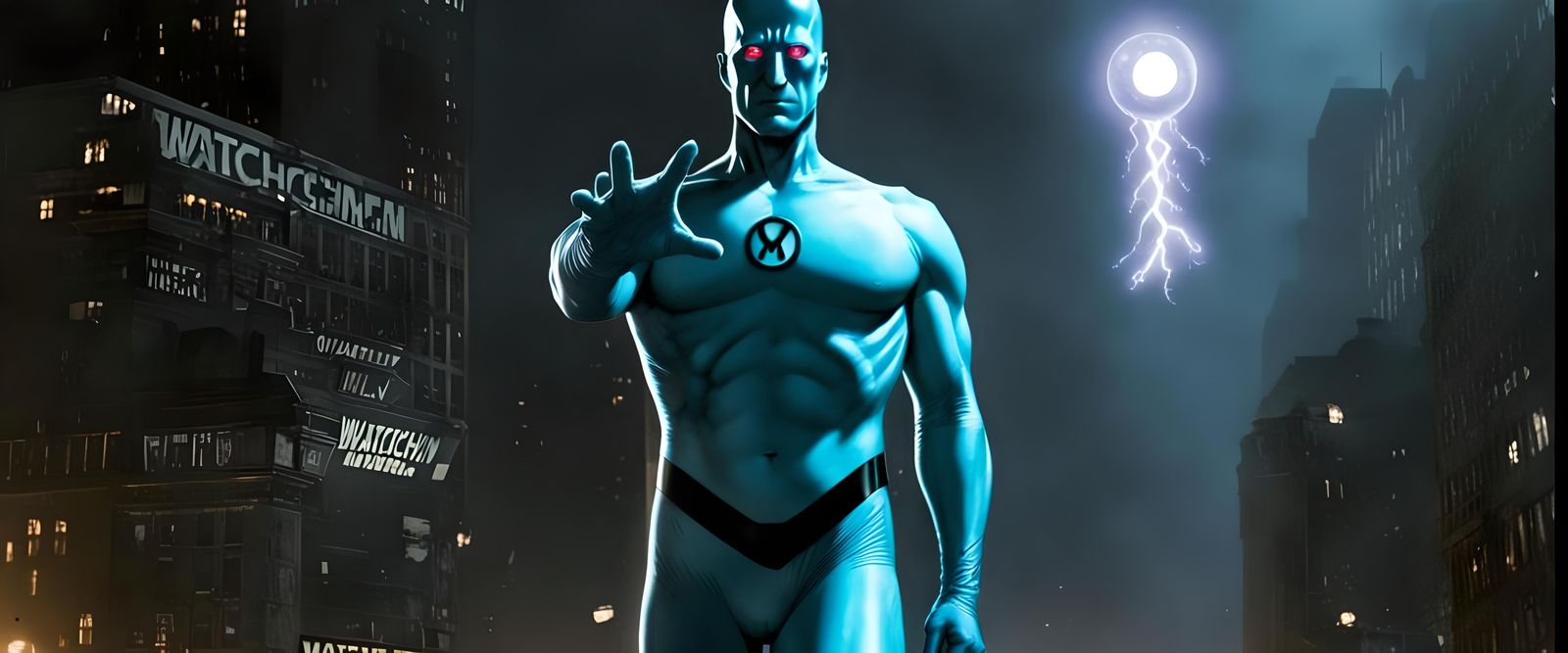 Doctor Manhattan Digital Art from Watchmen