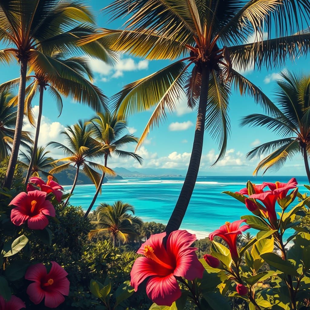 Tropical Paradise in Warm, Rustic Style