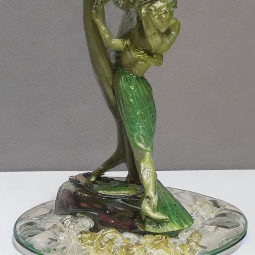 Jelly Priest and Devil Sculpture