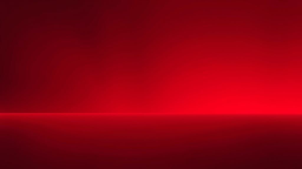 Deep Red Hues in Color Field Style