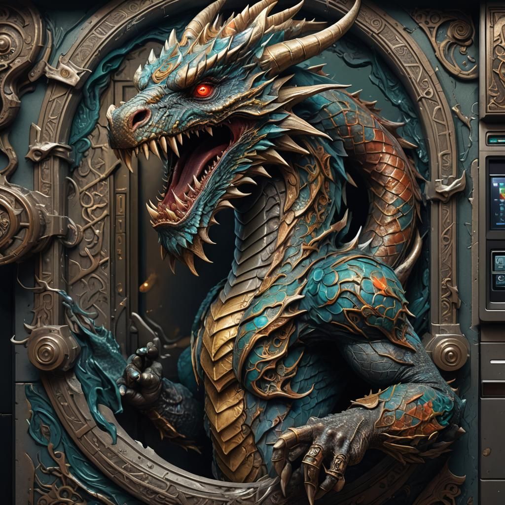 Dragon Tattoo Comes Alive: 3D Matte Painting